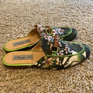 Diana B Gucci-like Slides Sz 41